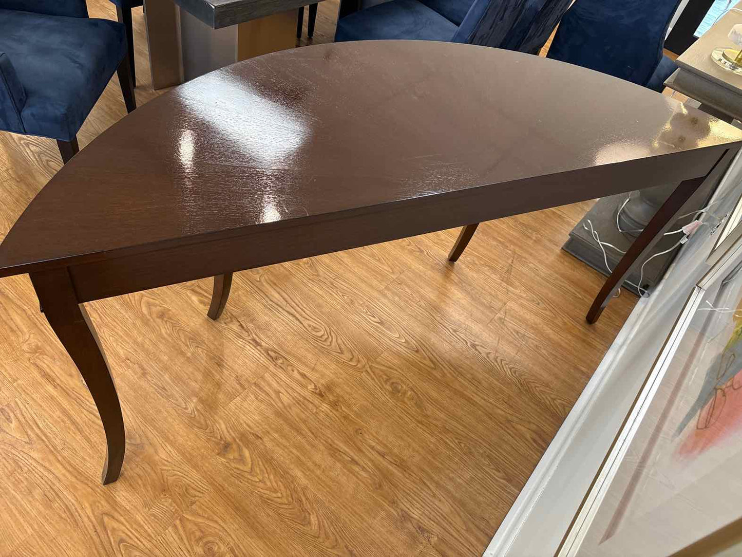 Nancy Corzine 'Andre' Demilune Table