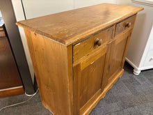 Rustic Pine 2-Drawer Cabinet