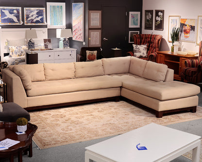Two-Piece Tufted Uholstered Sectional