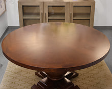 Klausner 60" Round Dining Table in Espresso Finish with Urn Pedestal