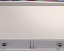 PB Kids 2-Drawer Console with Shelves in White
