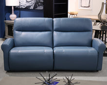 Circle Furniture Elran Robins Egg Blue Dual Reclining Loveseat