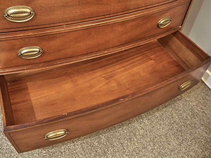 Bowfront Dresser in Light Mahogany