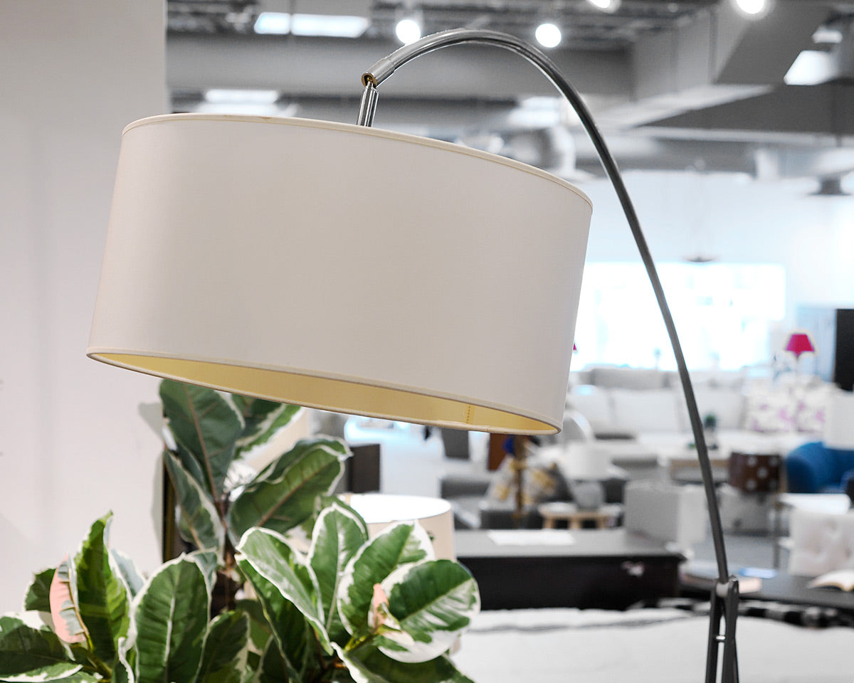 Chrome Arch Floor Lamp