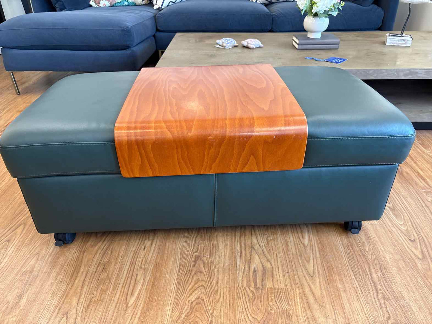 Ekornes Stressless 'Arion' Home Theater Recliner Sofa w/ Ottoman