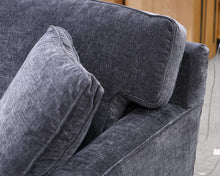 Boston Interiors Steel Blue 3-Piece Sectional with RAF Chaise