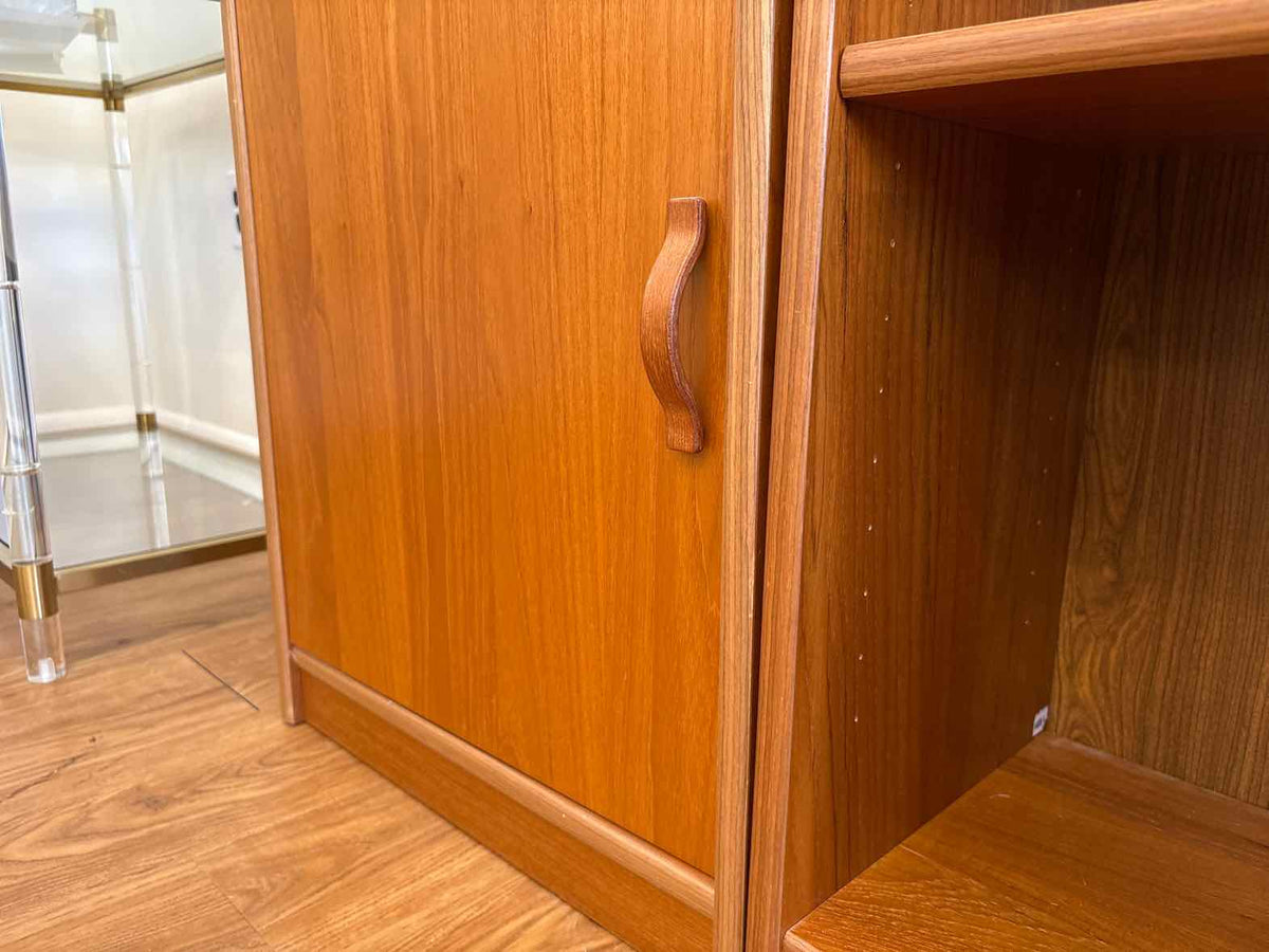 Set of Five Teak Finish Bookcases
