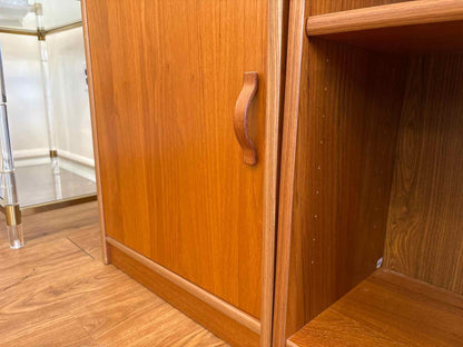 Set of Five Teak Finish Bookcases