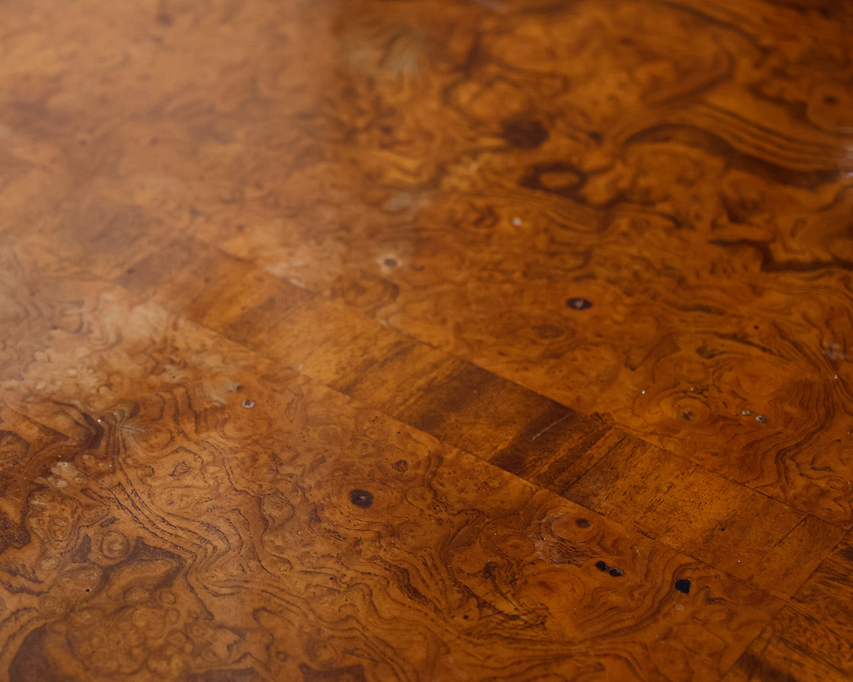 Hekman Burled Walnut Desk