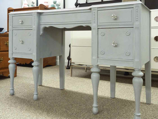 Painted Vanity in Grey