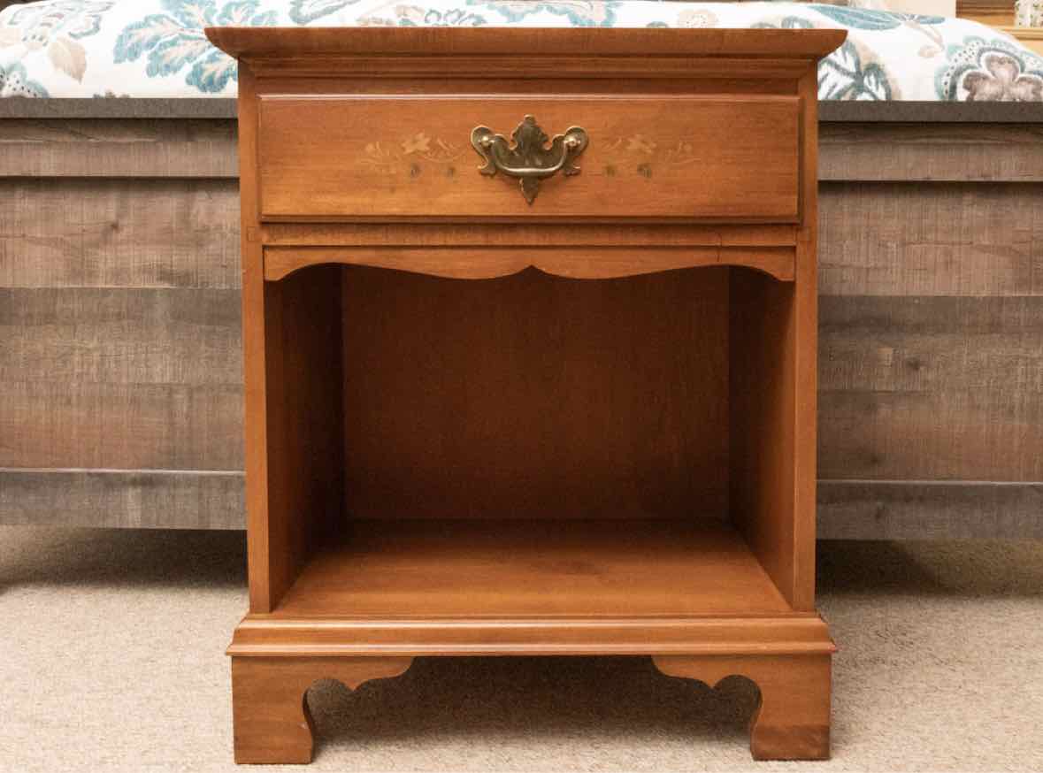 Hitchcock Maple 1 Drawer  Nightstand