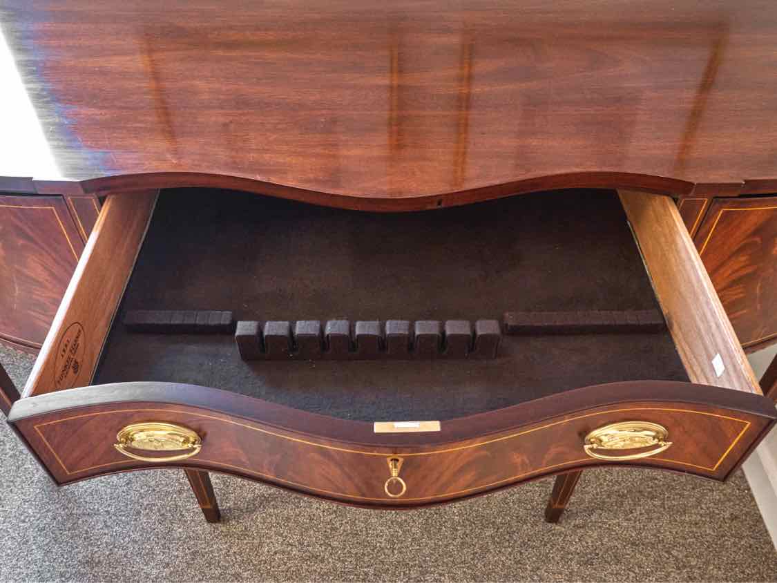 Henkel Harris Banded Mahogany  Server