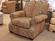 Aerin Cheetah Upholstered Sock Arm Chair