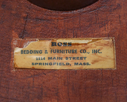 Solid Mahogany "Pie Crust" Accent Side Table