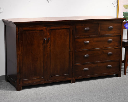 Large Mahogany Farmhouse Sideboard