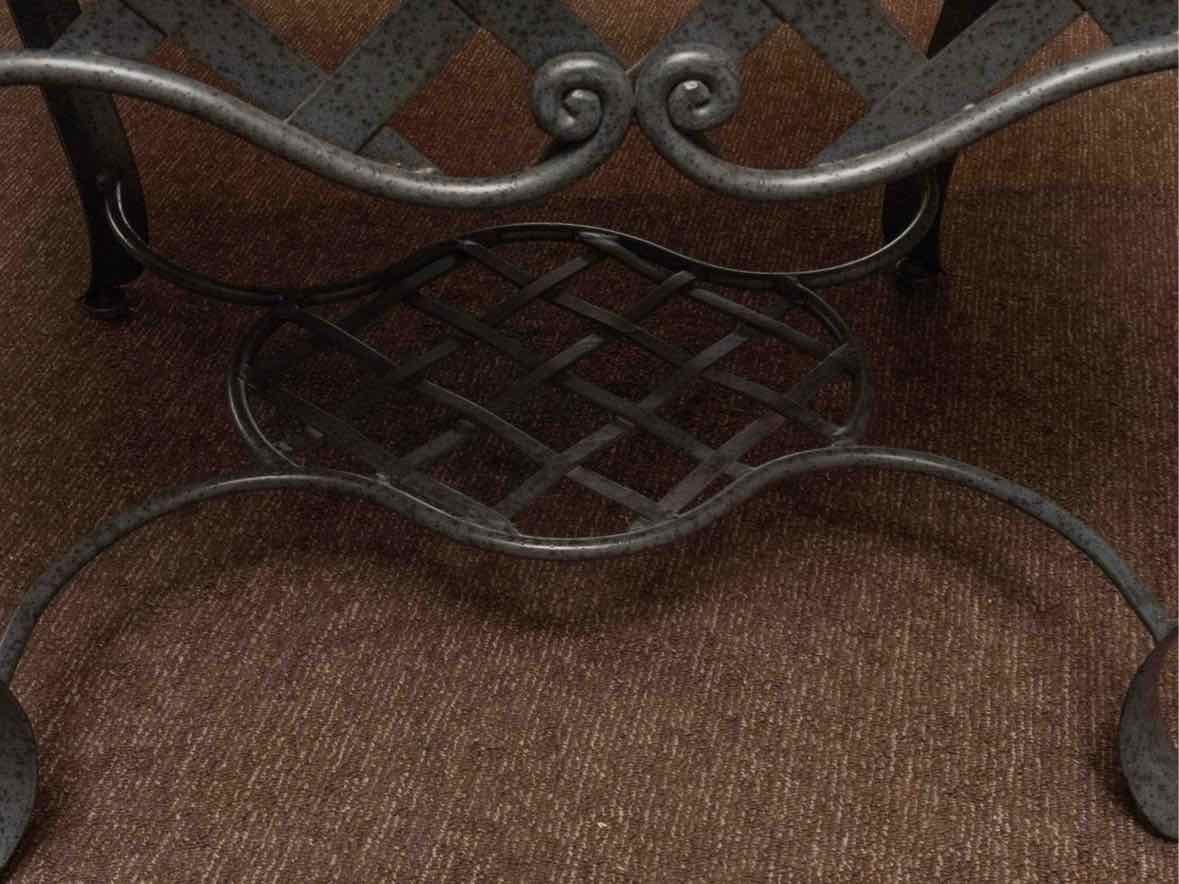 West Barnstable Maple Top Iron Base  Side Table