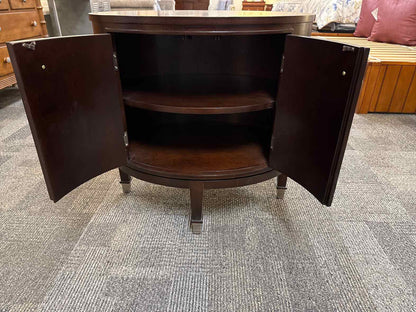 Vanguard Oval Side Table in Espresso