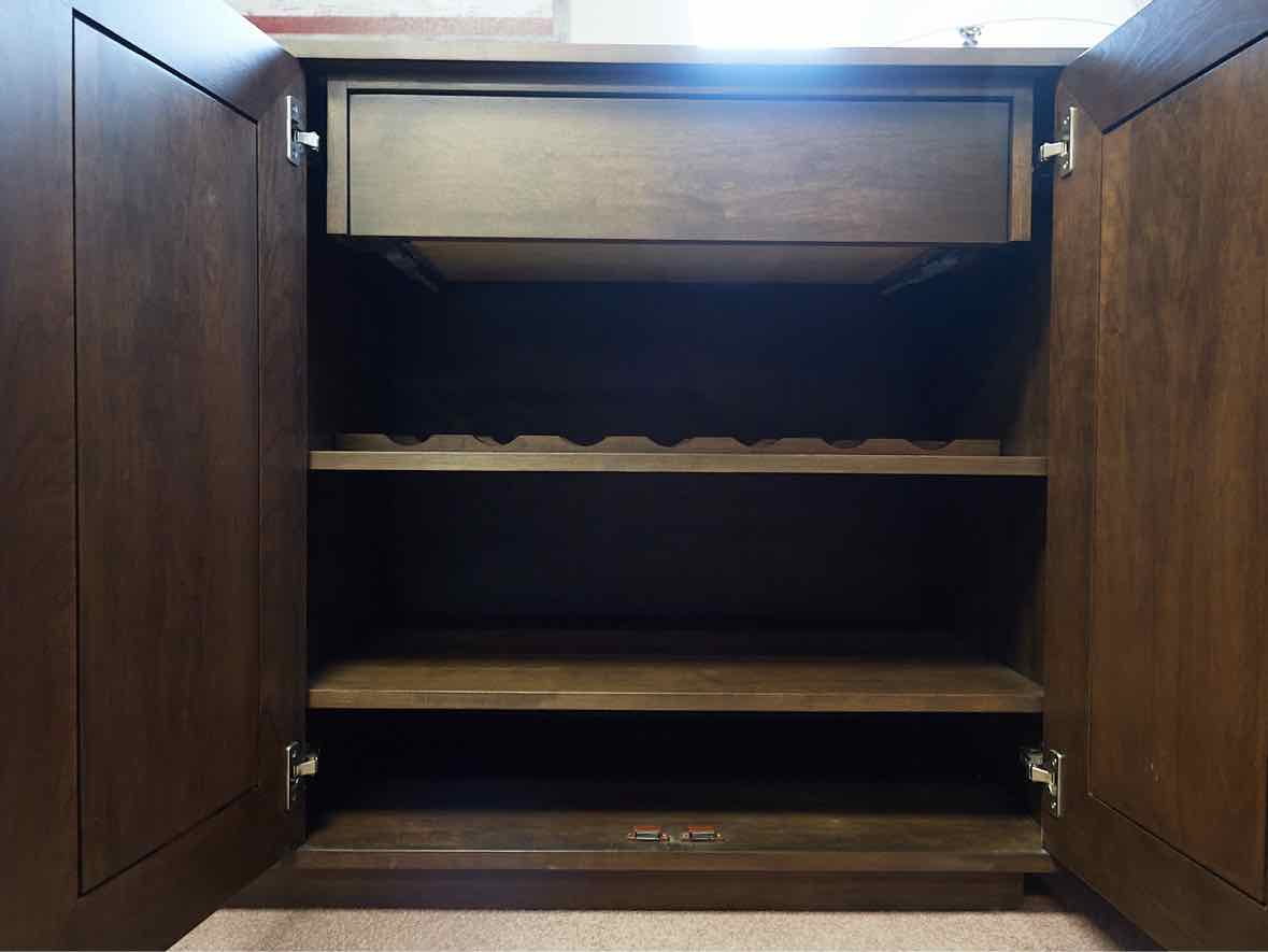 Gat Creek  '"Dartmoor" Cherry 4 Door Server in Classic Cocoa Finish