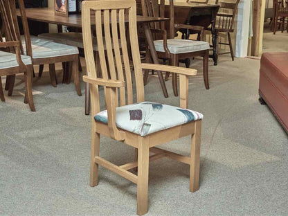 Vermont Hale  Oak Dining Table 2 Leaves , 8  Chair Set