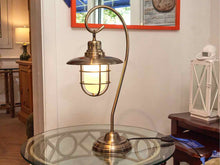 Brass  Nautical Lantern Table Lamp