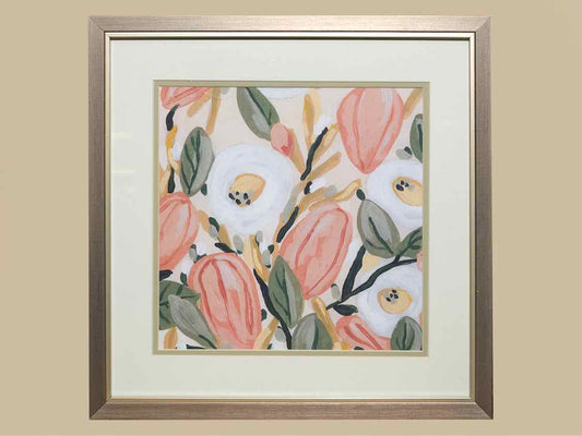 Framed Print: "Gleeful Garden II"