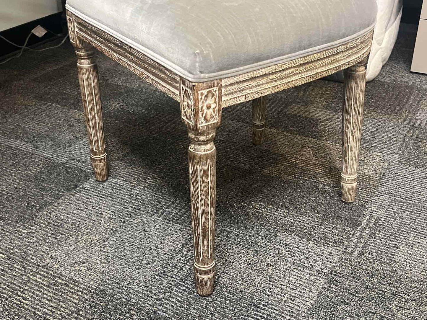 RH Taupe Velvet Chair