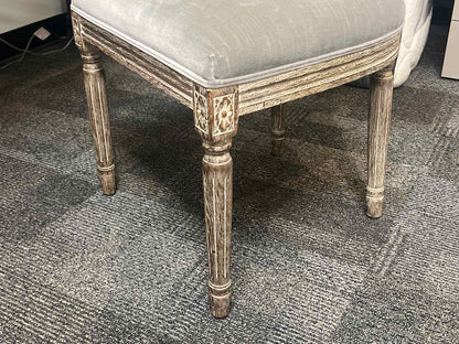 RH Taupe Velvet Chair