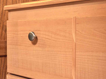 Maple  6 Drawer Dresser with Mirror