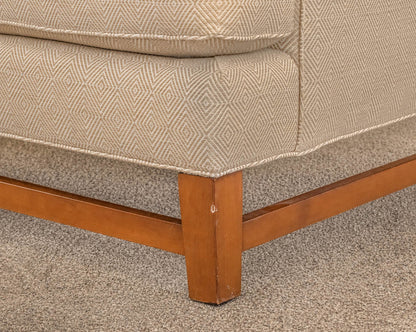 Kravet 3-Cushion Track Arm Sofa with Wood Frame