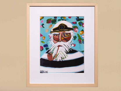 Framed Giclee 'Captains Psychedelic IV'