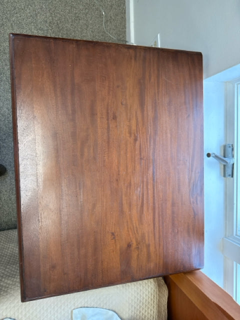 Pair of Carved Bedside Chests in Cherry Finish