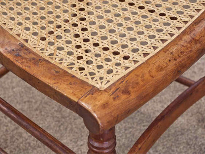 Pair of Caned Seat Side Chairs