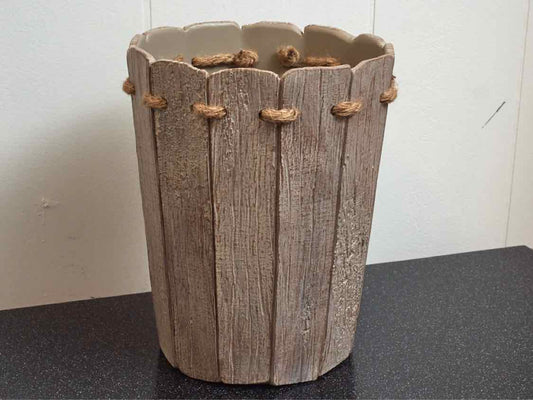 Driftwood Resin Container