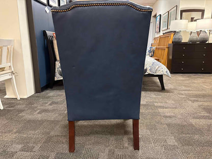 Classic Leather Wingback Chair
