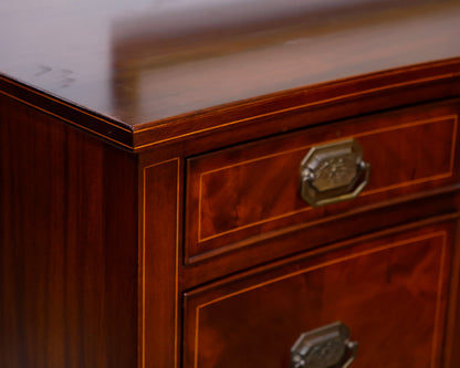 Bow Front Sheraton Style Credenza