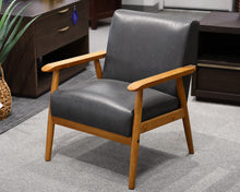 MCM Leather Accent Chair
