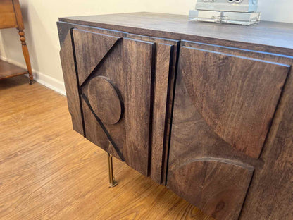 West Elm 'Pictograph' 4-Door Media Console