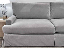Wesley Hall Two Cushion Sofa in Gray
