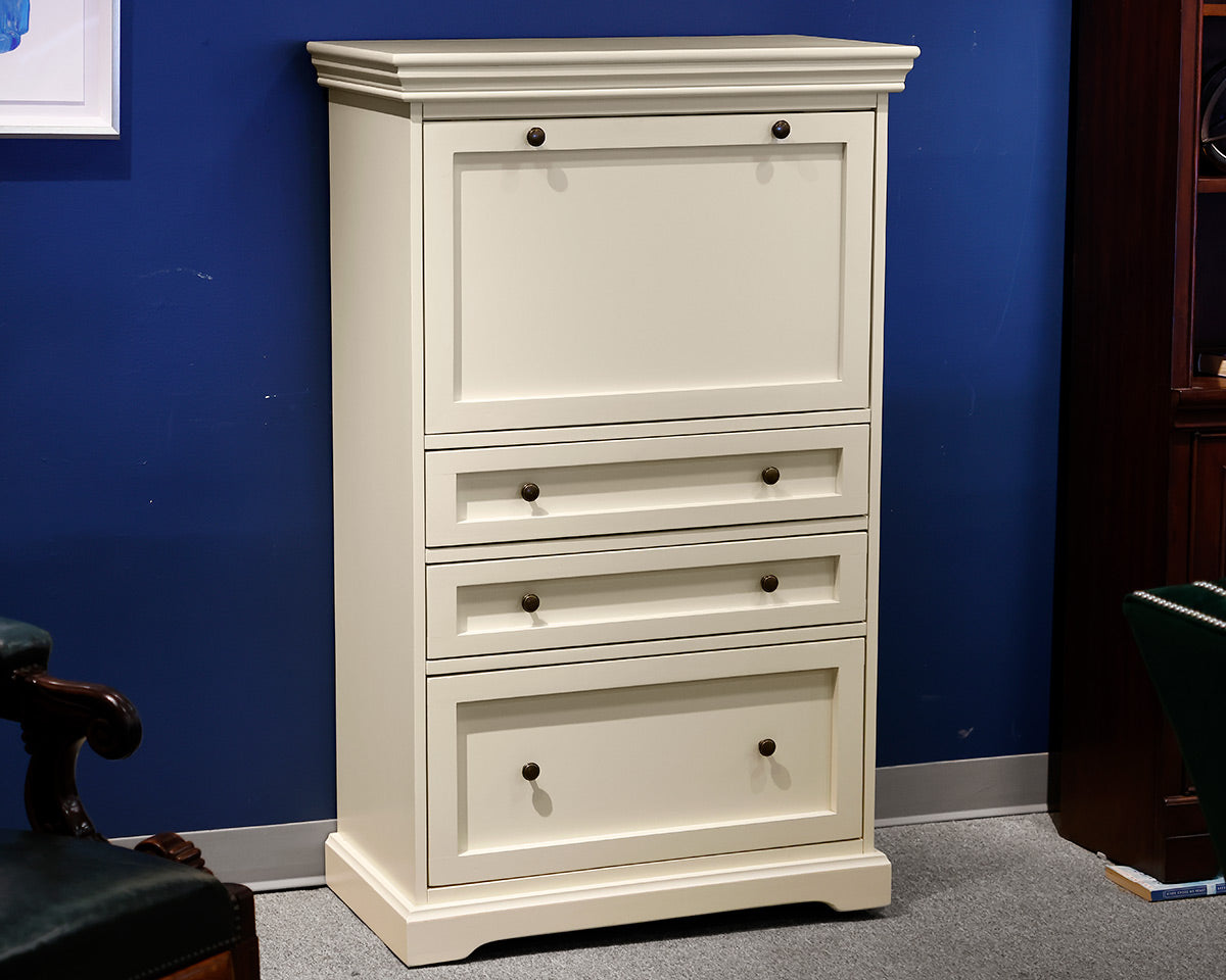 Ballard Design Ivory Drop Down Desk