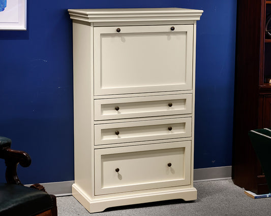 Ballard Design Ivory Drop Down Desk