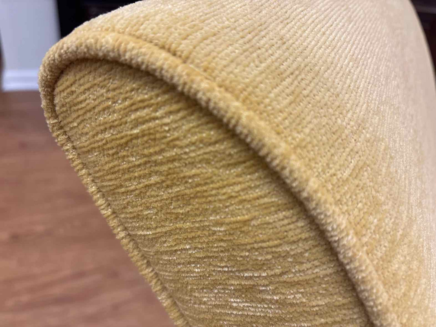 MCM-Style Teak Lounge Chair and Matching Ottoman
