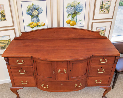 Solid Mahogany Huntboard with Ball & Claw feet