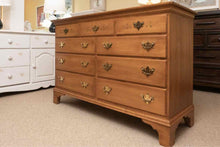 Hitchcock Maple 9 Drawer Double  Dresser