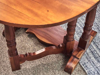 Cherry Drop Leaf Small Accent Table
