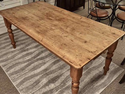 Waxed Pine Farm Dining Table