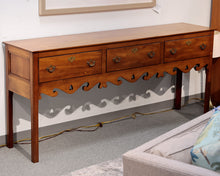 Wright Table Company Chippendale Solid Yew Wood Console