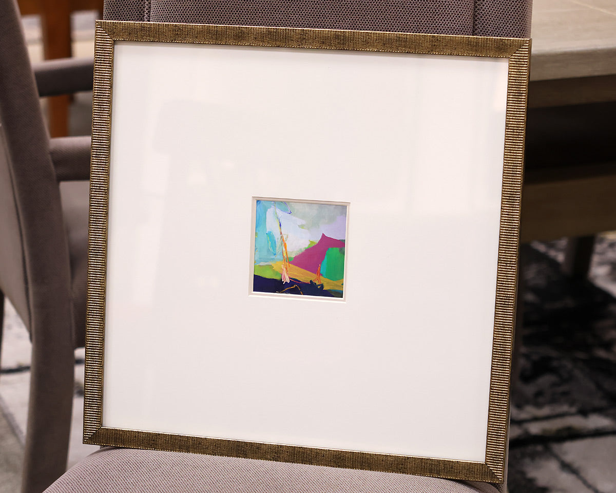 "Maker of All Things IV" Matted Print in Distressed Antique Gold Frame