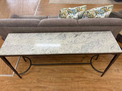 Contemporary Granite Top Console