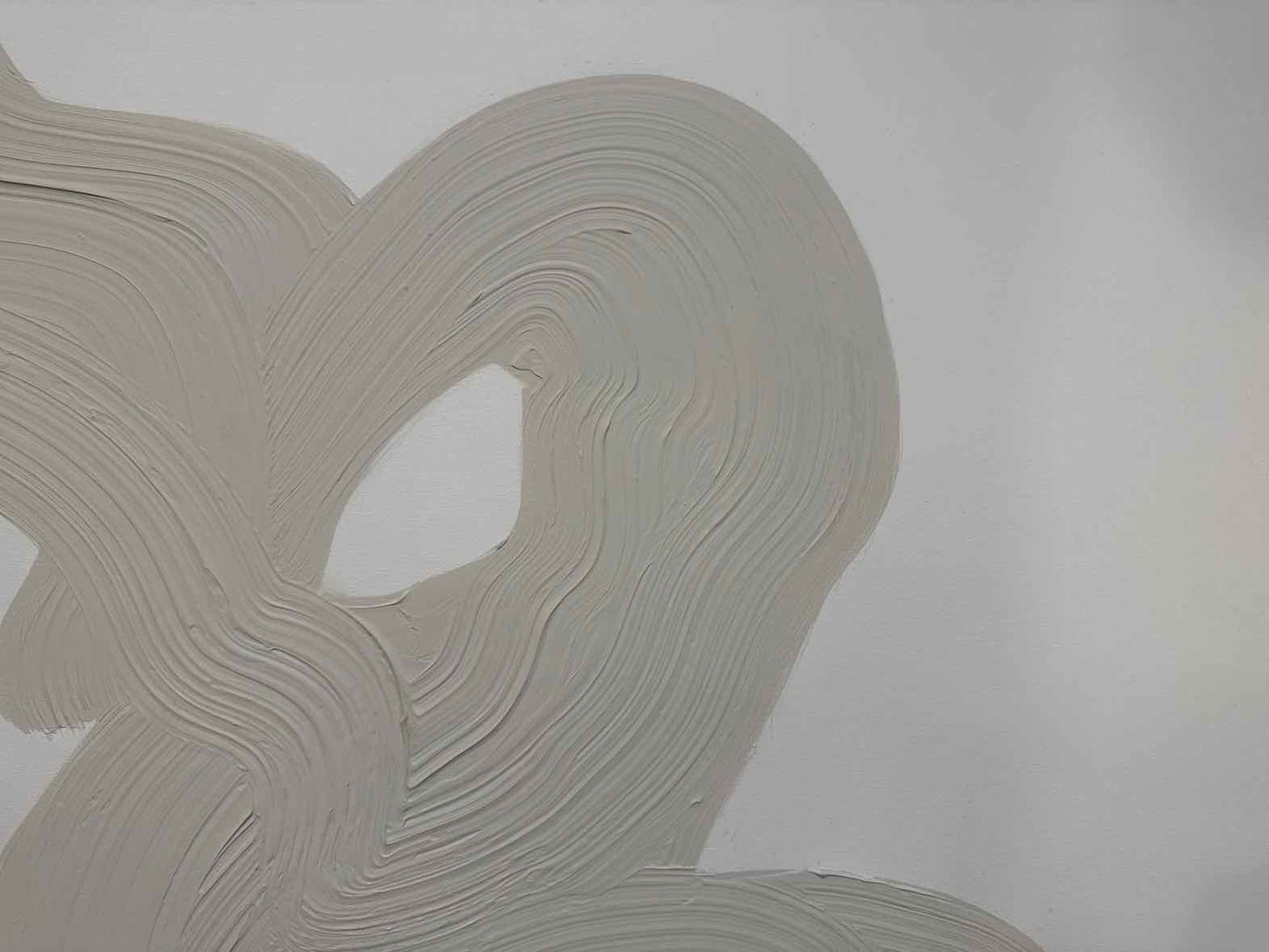 Neutral Swirl Abstract Art