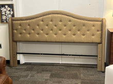 Tufted Brown King Bed